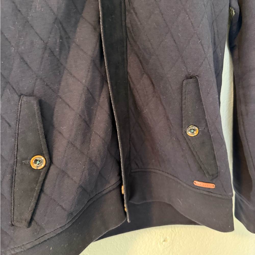 Ted Baker London Quilted Bomber Jacket Size 3 - Picture 5 of 6